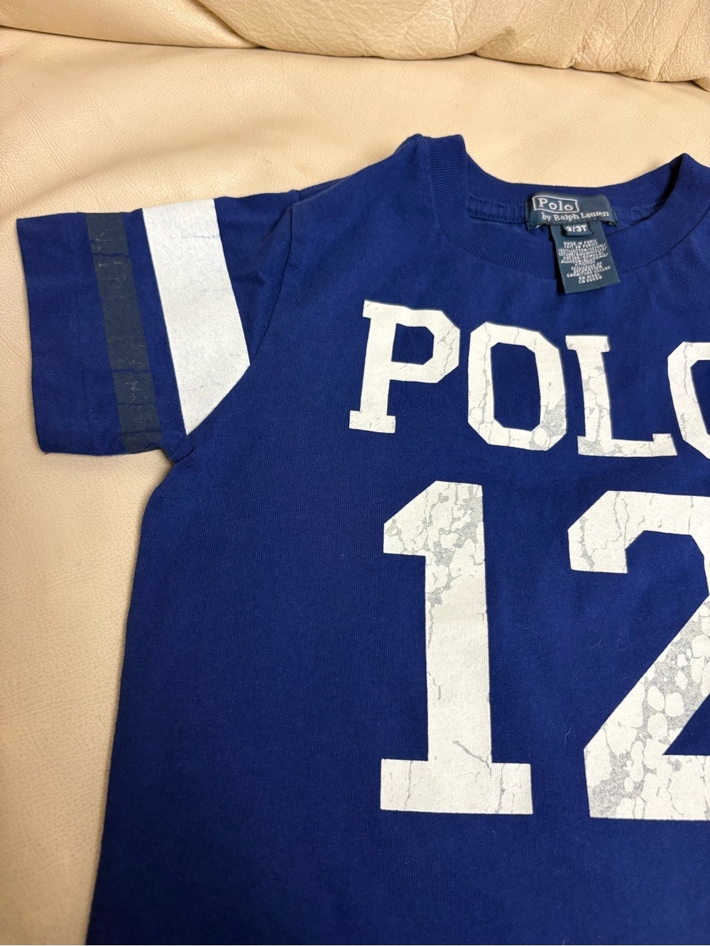 SET of 2 Polo Ralph Lauren sz 3T Short Sleeve Tshirt 2012 Olympics USA Red Blue - Picture 12 of 15